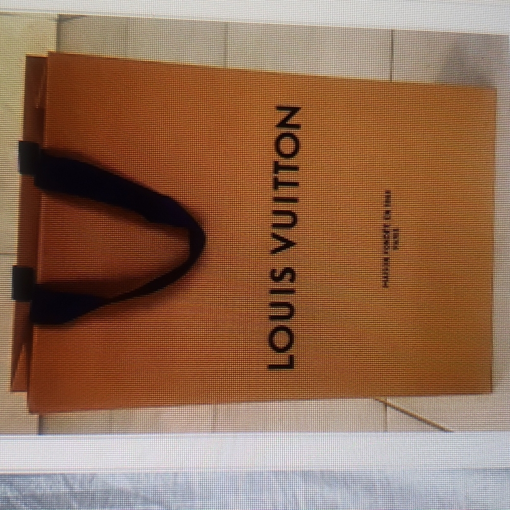 Louis Vuitton  Gift Paper Bag 14"x 10"x 4.5" Shopping Empty Bag.